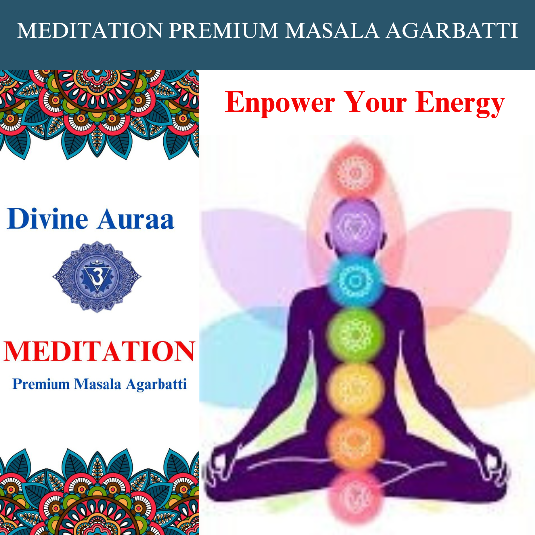 Blissful, Premium Masala Agarbatti/Incense stick Pack of 20 sticks (Divine Auraa)