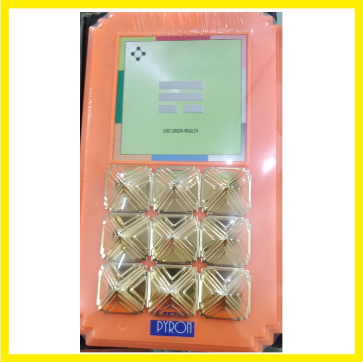 PYRON GOLD LIVE GREEN WEALTH IS A VASTU YANTRA TO INCREASE YOUR WEALTH JITEN PYRAMID DADAR