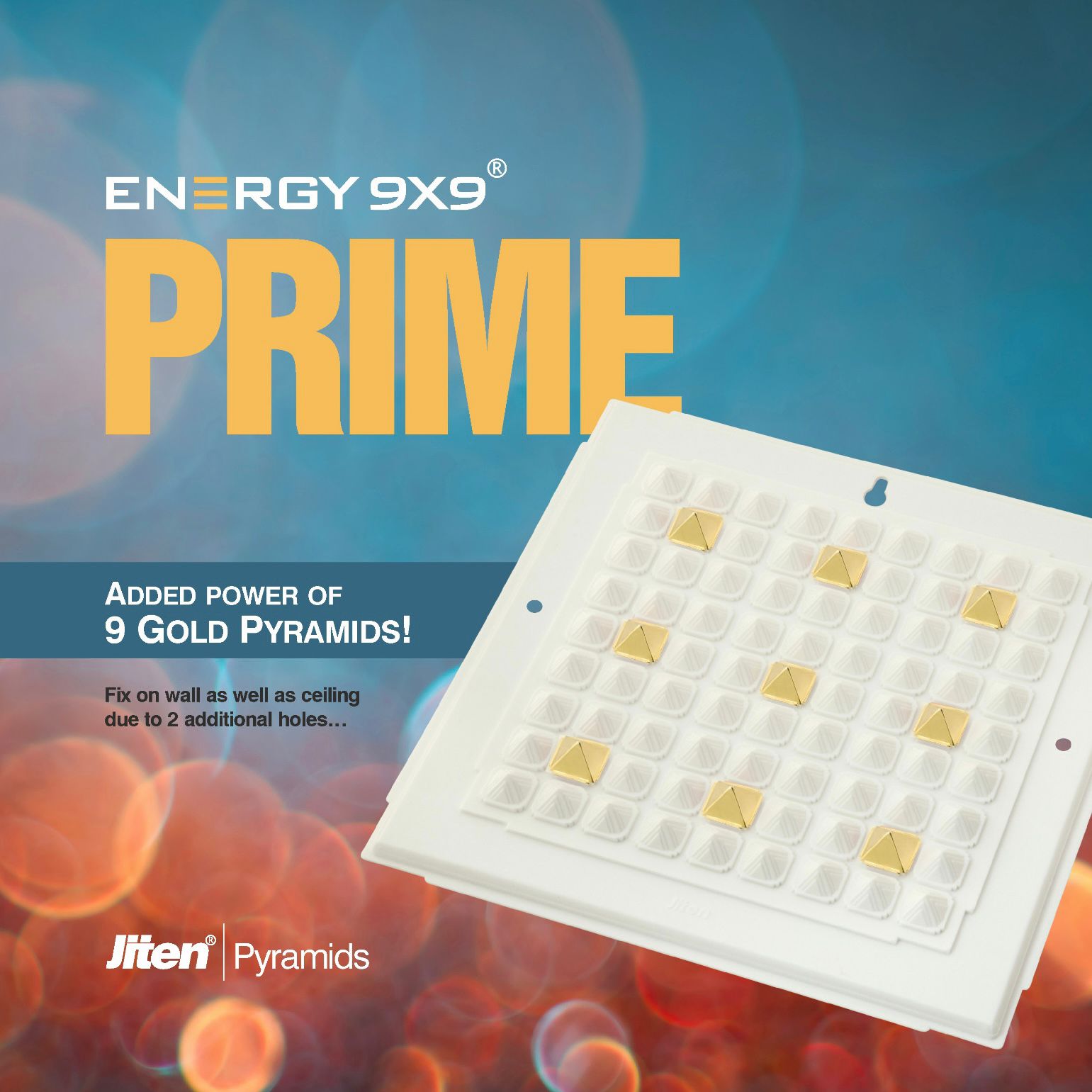 Energy 9x9 Prime -  High-Power Vastu Energy Grid by Jiten Pyramid