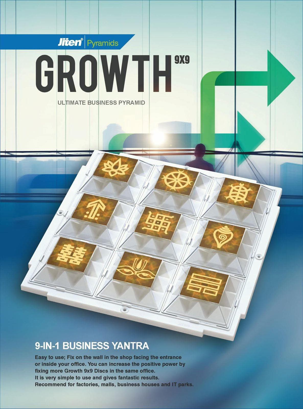 Growth 9x9 – Powerful Prosperity &amp; Expansion Pyramid by Jiten Pyramid