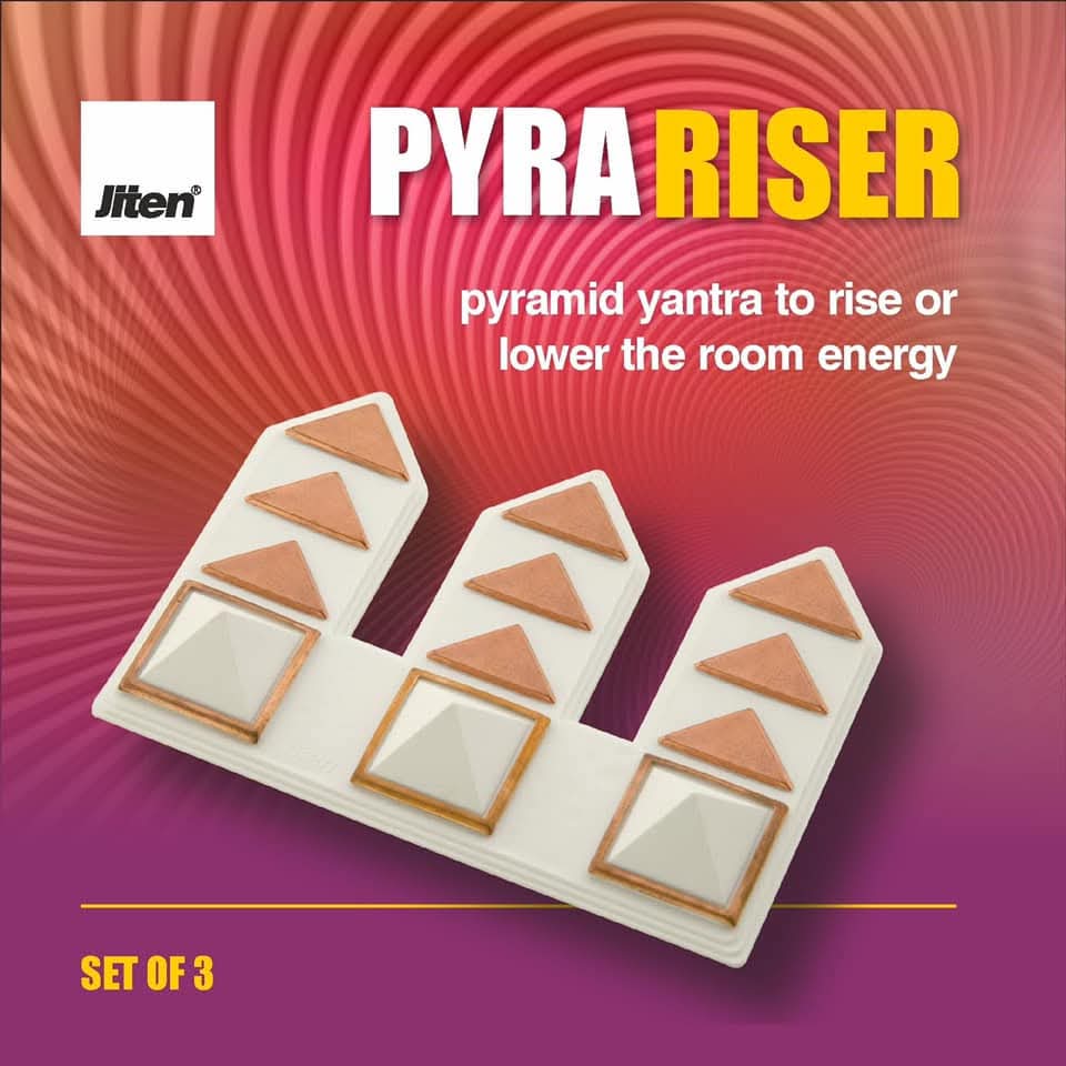 Pyra Riser -  Energy Uplifting Pyramid Tool by Jiten Pyramid