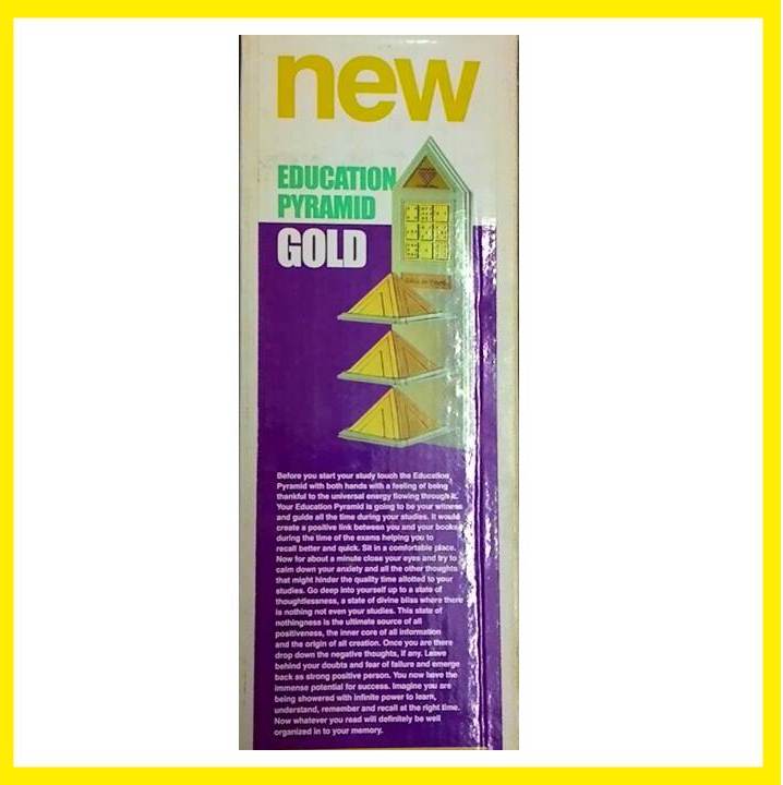 Education Pyramid Gold Yantra Is Excellent In Memory Concertation