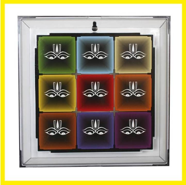 Evil Eye Protection - Eye 9x9 Vastu Yantra - Vastu Remedies For Protection In Home And Shops