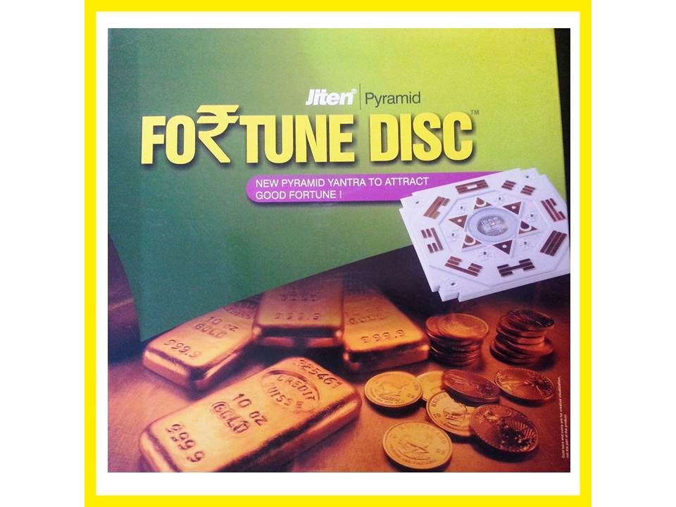 Fortune Disc Pyramid Tool To Raditate Positvity