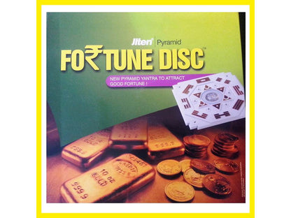 Fortune Disc Pyramid Tool To Raditate Positvity