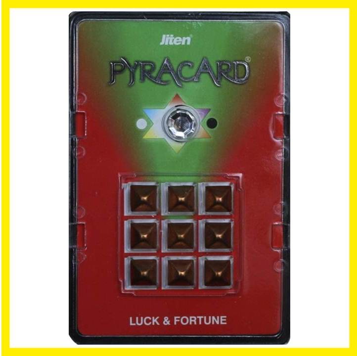 Pyra Card - Luck & Fortune Is A Pyramid Vastu Yantra To Help Enhanbe Your Luck In Your Lief