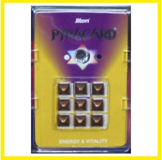 Pyra Card- ENERGY & VITALITY IS A VASTU YANTRA TO HELP YOU REGAIN YOUR HEALTH JITEN PYRAMID DADAR