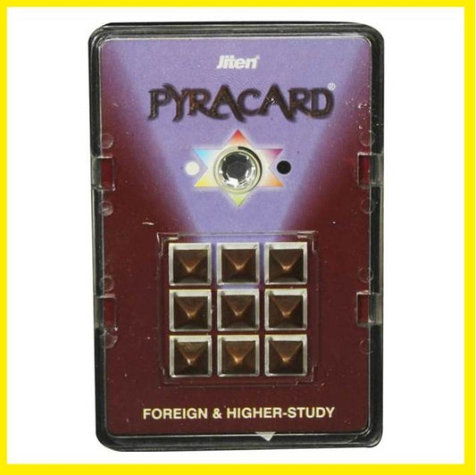 Pyra Card- FOREIGN & HIGHER STUDY IS A VASTU YANTRA TO ATTRACT JOB AND STUDY OPPORTUNITY JITEN PYRAMID DADAR