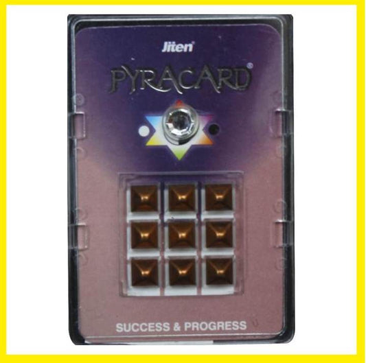 Pyra Card - SUCCESS AND PROGRESS IS A VASTU REMEDIES FOR ALLROUND SUCCESS JITEN PYRAMID DADAR