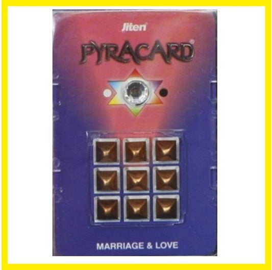 Pyra Card - MARRIAGE AND LOVE IS A VASTU YANTRA TO HELP YOU GET THE RIGHT SOULMATE JITEN PYRAMID DADAR