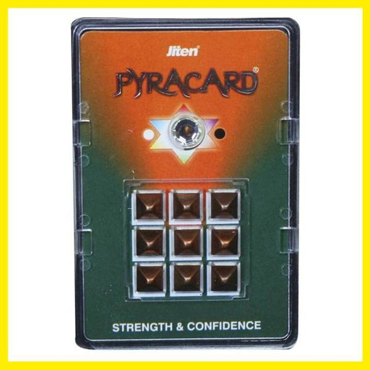 Pyra Card - STRENGTH AND CONFIDENCE IS A VASTU YANTRA WHICH WILL GIVE YOU CONFIDENCE JITEN PYRAMID DADAR