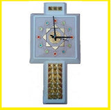 Fortune Clock Gold Pyramid